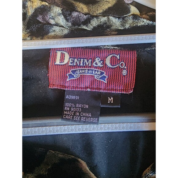 Denim & Co Women Blazer Jacket Leopard Rayon Size M - Picture 5 of 6